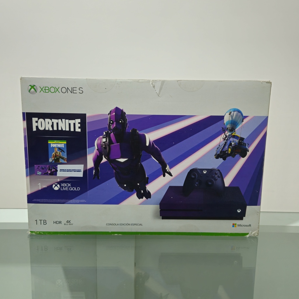Xbox One S 1tb Fornite BORRAR