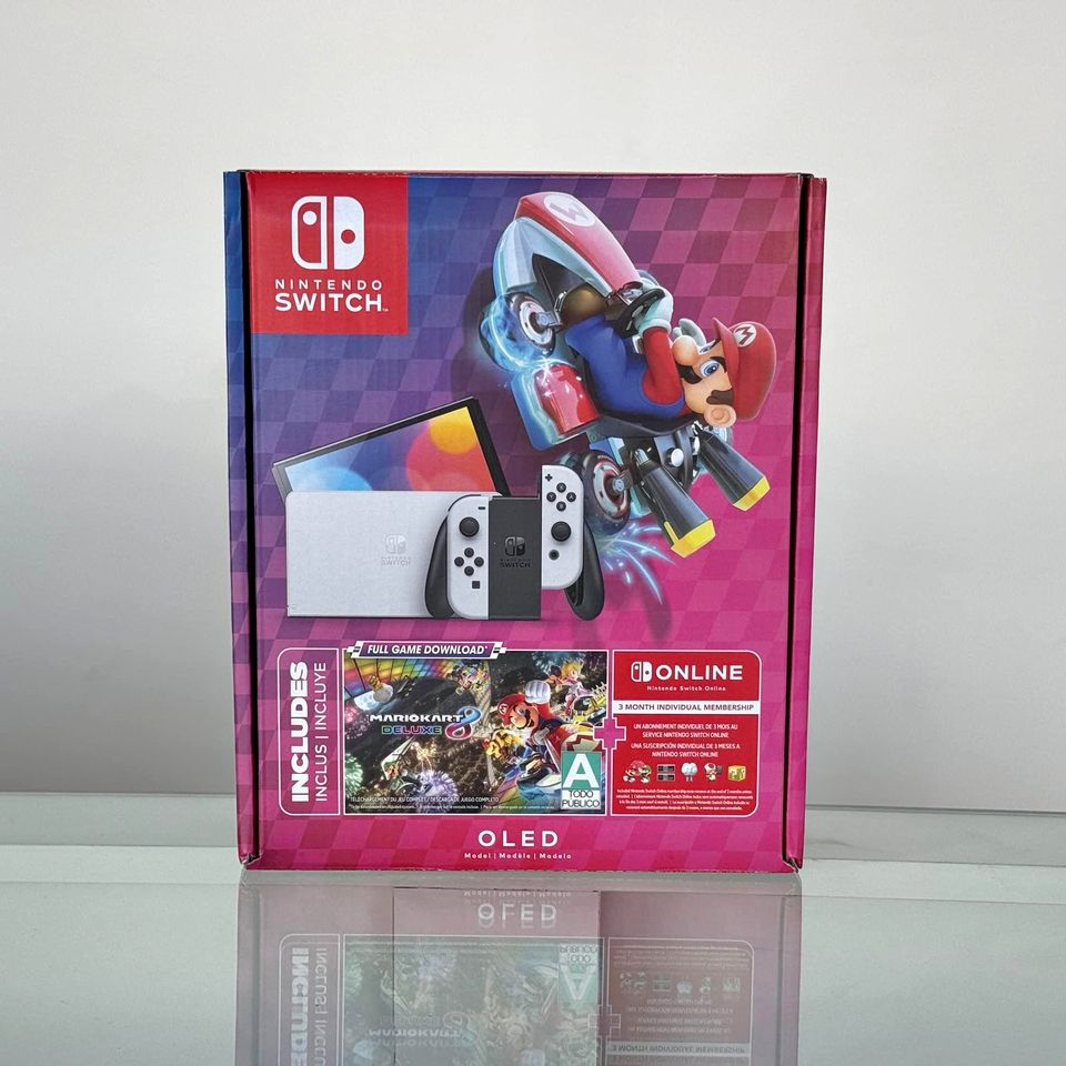 Switch OLED + MarioKart 64gb Nuevo 
